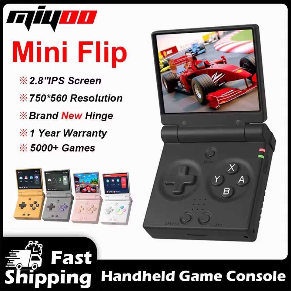 Gaming Console Under 5000 - MIYOO Mini Flip Retro Handheld Game