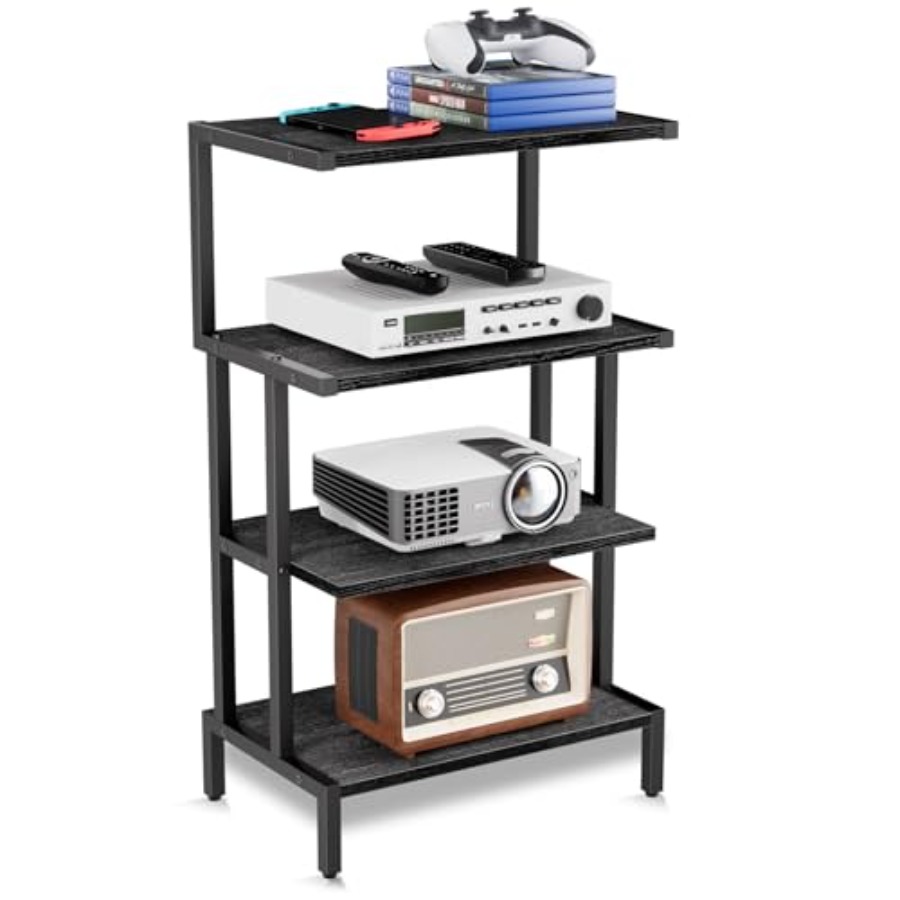 Gaming Console Video Game - Media Stand Gaming Shelf 4 Tier