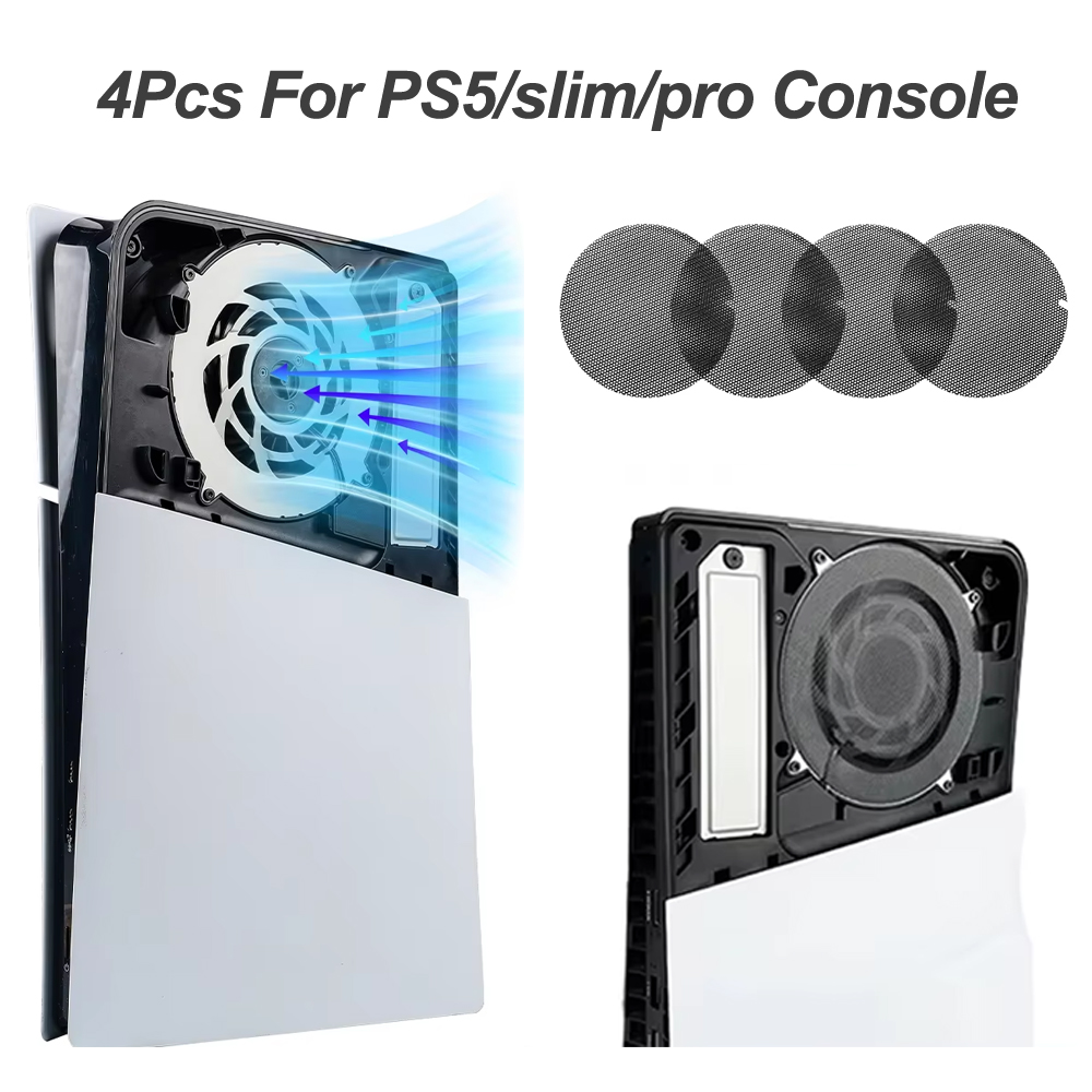 Console Cooling Fan - For PS5/slim/pro Game Console 4Pcs Dust