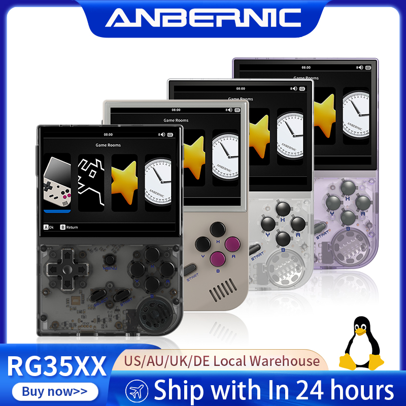 Gaming Console Under 5000 - ANBERNIC 2024 New RG35XX Retro Handheld