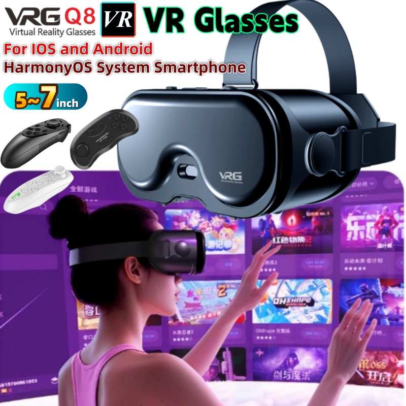 Original VRG Q8 VR Virtual Rea - Gaming Console Vr 评论和价格