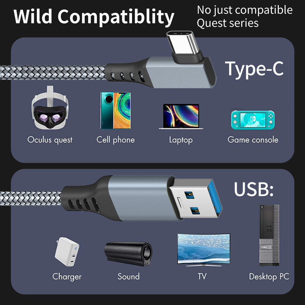 Link Cable 3 6 5M USB A To Typ - Gaming Console Vr 评论和价格