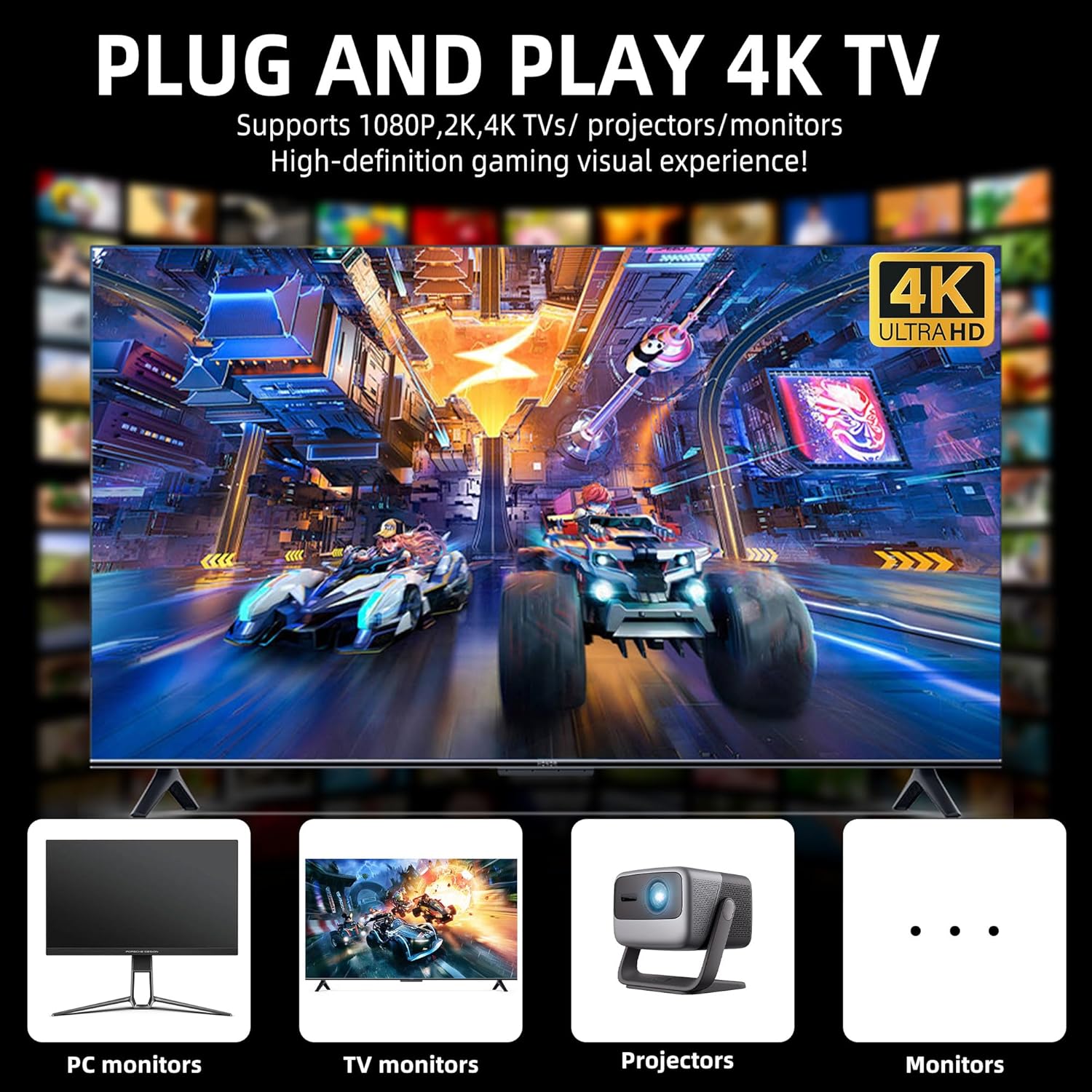 2026 Retro Gaming Console, 4K  - Gaming Console Video Game 评论和价格
