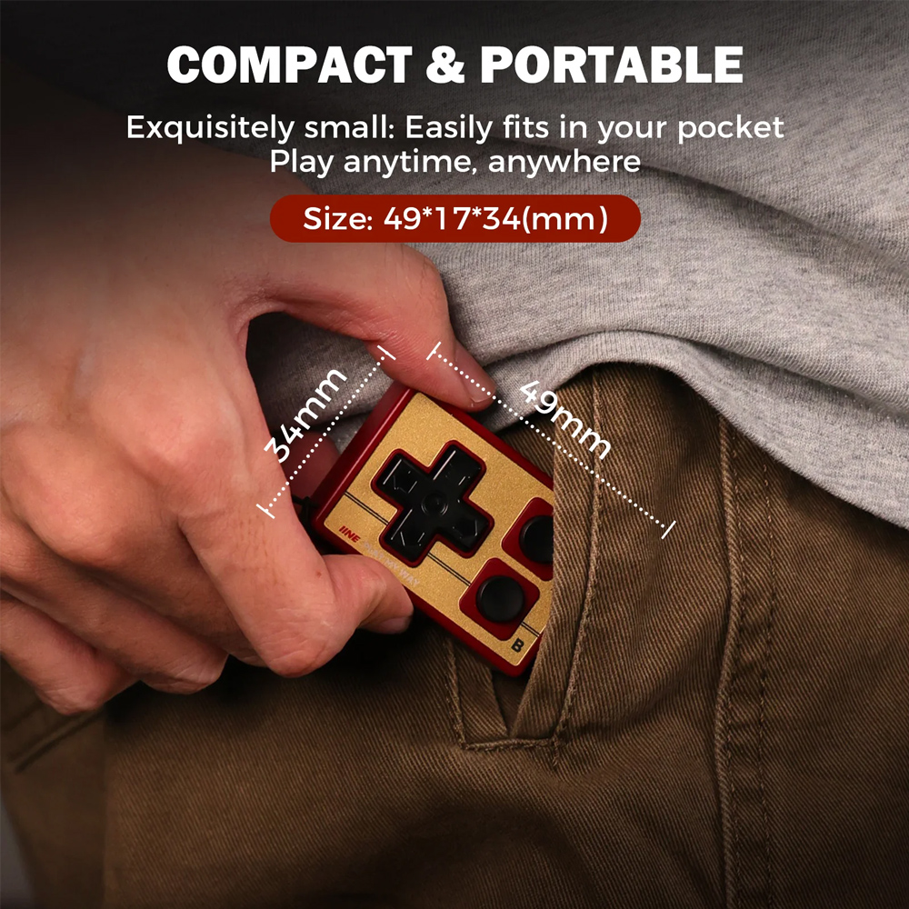 IINE Mini Controller for iOS A - Gaming Console Bluetooth 评论和价格