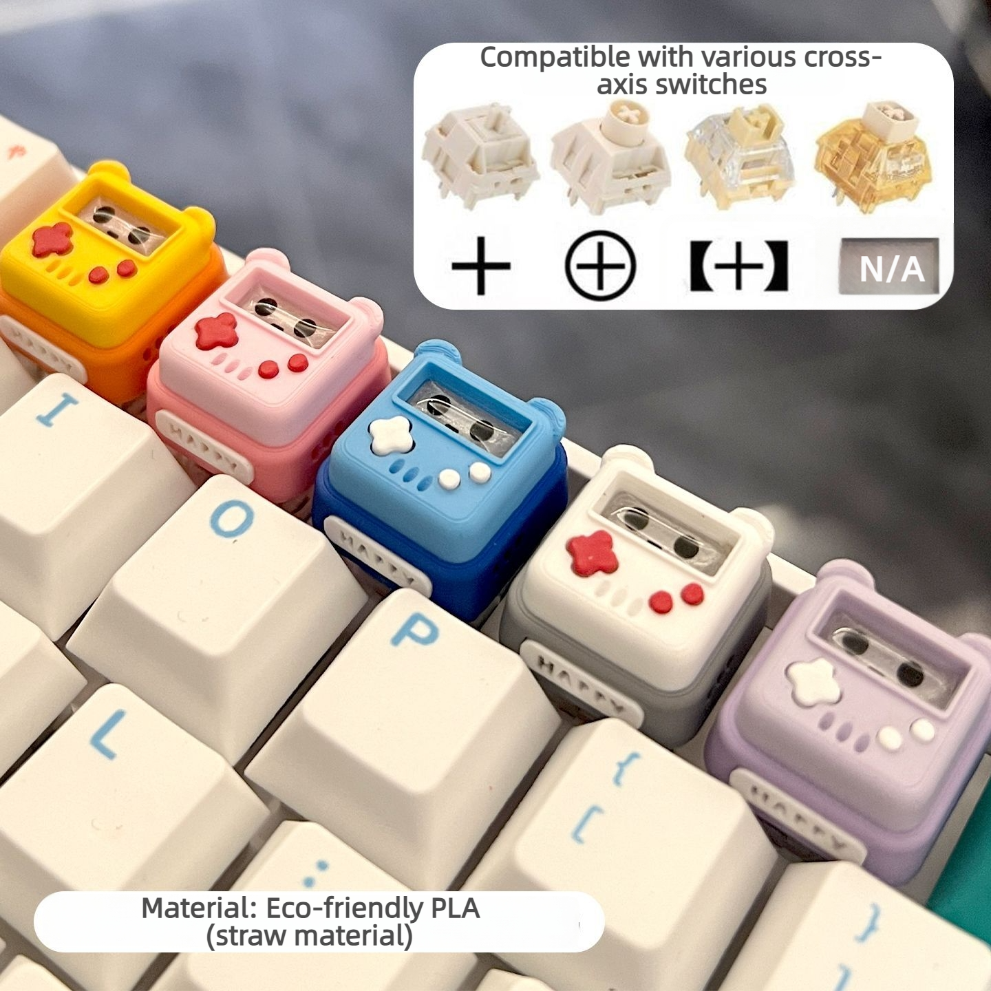 1-5PCS NEW Keycaps Arcade Orig - Gaming Console Keyboard 评论和价格