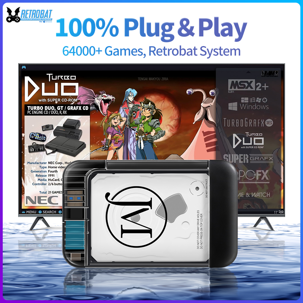 RETROBAT Portable 500G Gaming  - Gaming Console Video Game 评论和价格