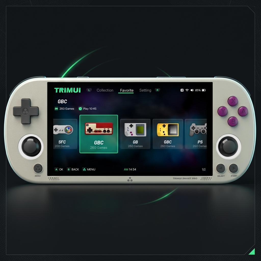 Trimui Smart Pro Retro Gaming  - Gaming Console Under 5000 评论和价格