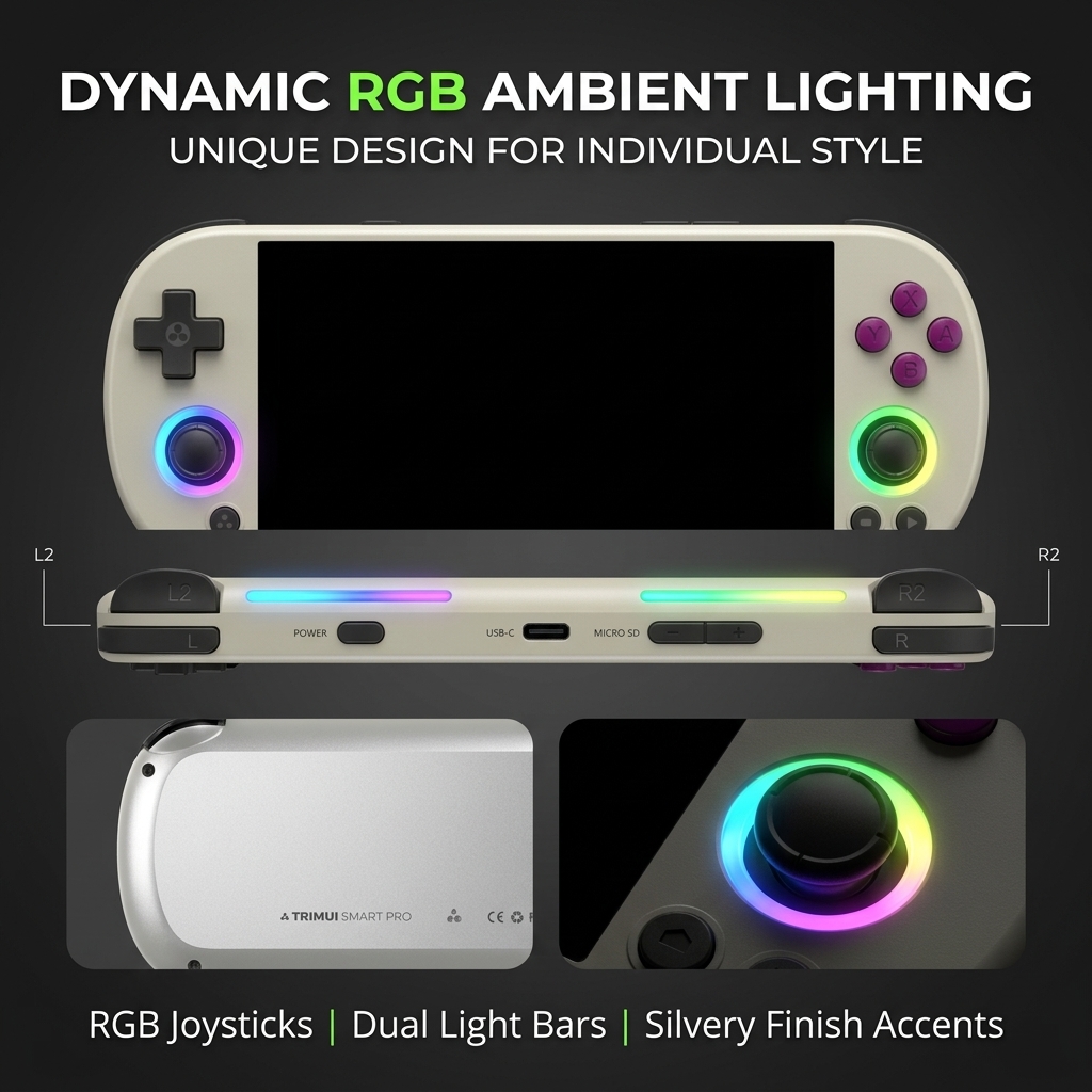 Trimui Smart Pro Retro Gaming  - Gaming Console Under 5000 评论和价格