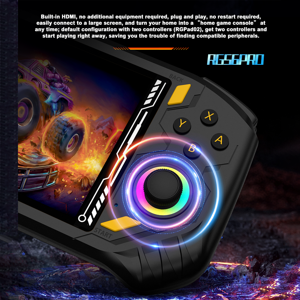 RG56 Pro Retro Handheld Game C - Gaming Console Under 5000 评论和价格