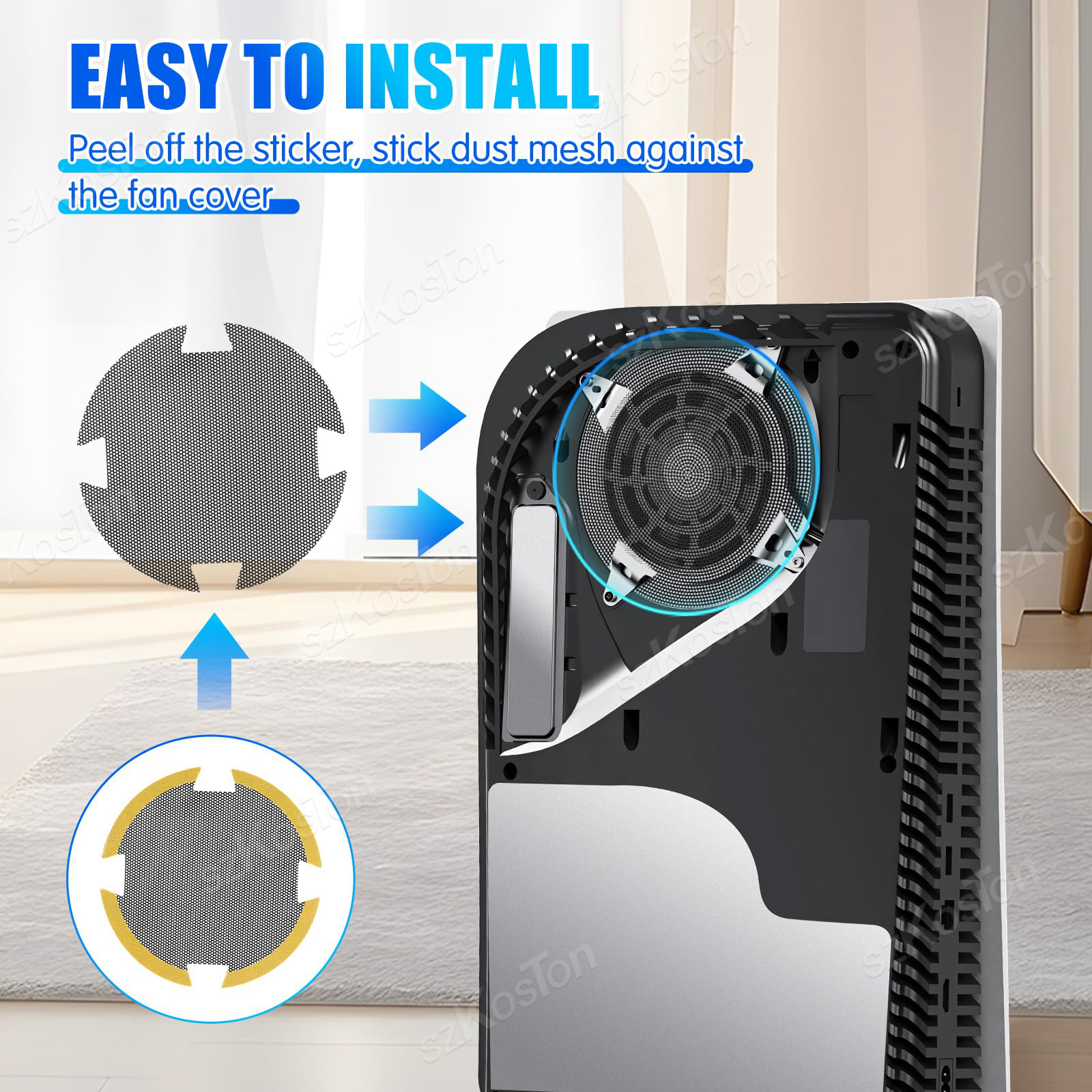 Dust Cover Kits for PS5 Pro Ga - Console Cooling Fan 评论和价格