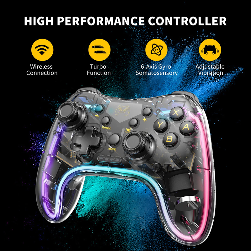 Wireless RGB Colorful console  - Gaming Console Bluetooth 评论和价格