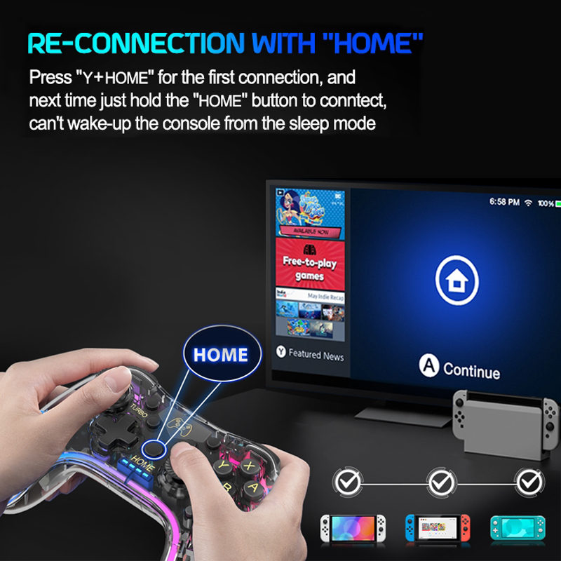 Wireless RGB Colorful console  - Gaming Console Bluetooth 评论和价格