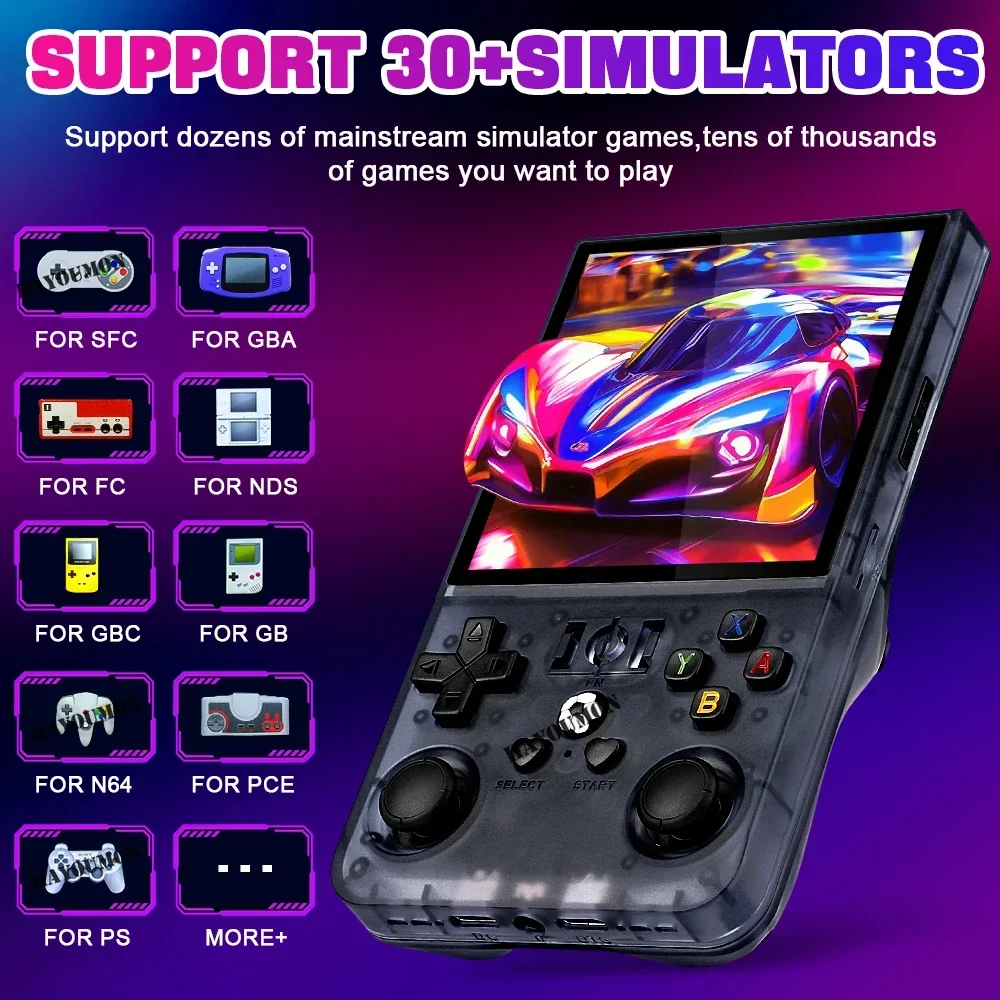64GB 128GB R36 Max Retro Video - Gaming Console R36 Max 评论和价格