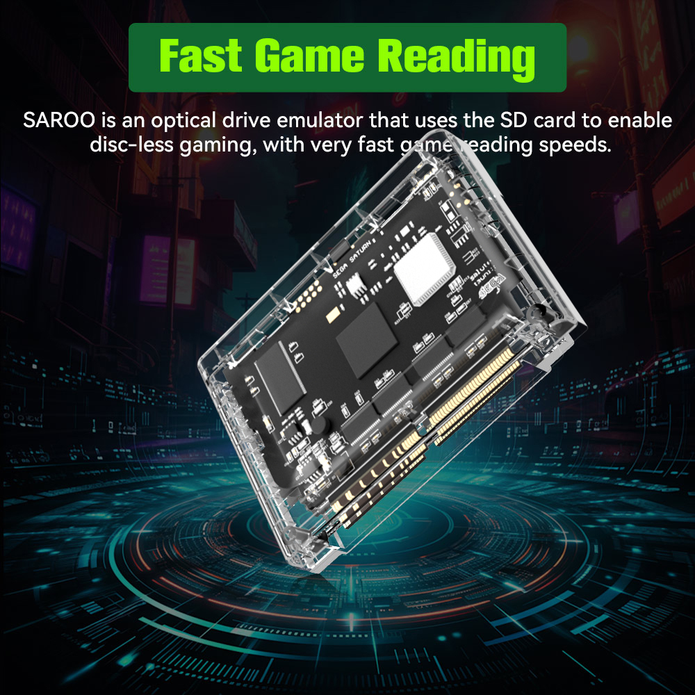 SAROO SS HDLoader For Sega Sat - Gaming Console Video Game 评论和价格