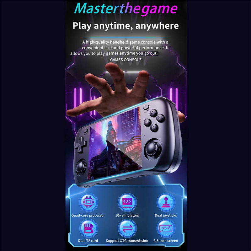 A73E-H36S 3.5 Inch Pocket Hand - Gaming Console Video Game 评论和价格