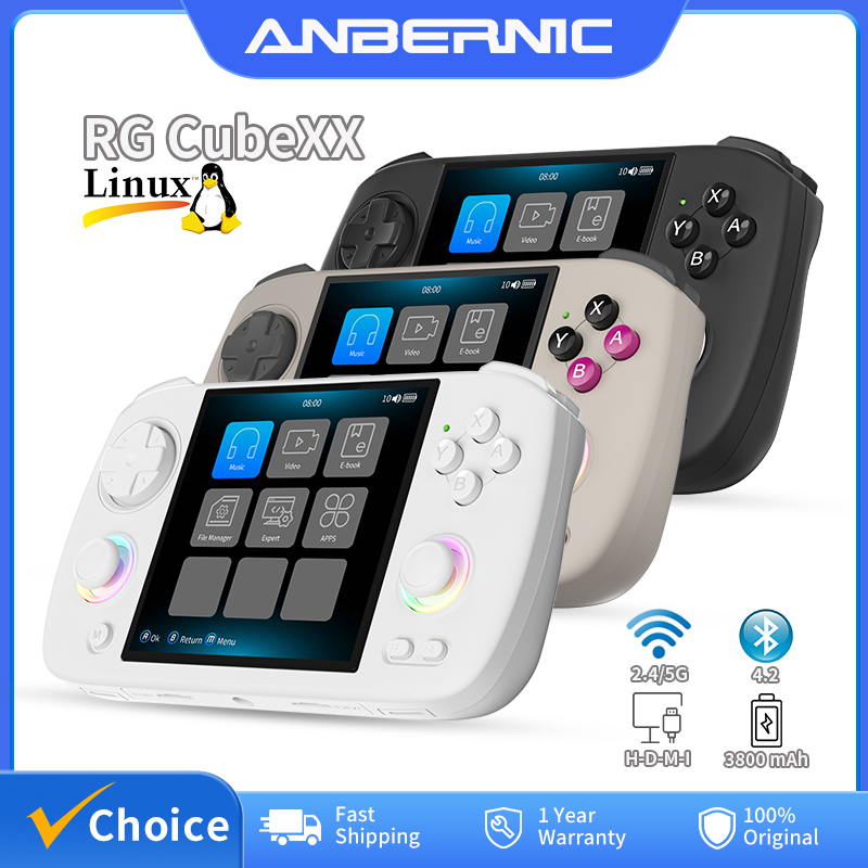 ANBERNIC RG Cubexx Retro Handh - Gaming Console Bluetooth 评论和价格