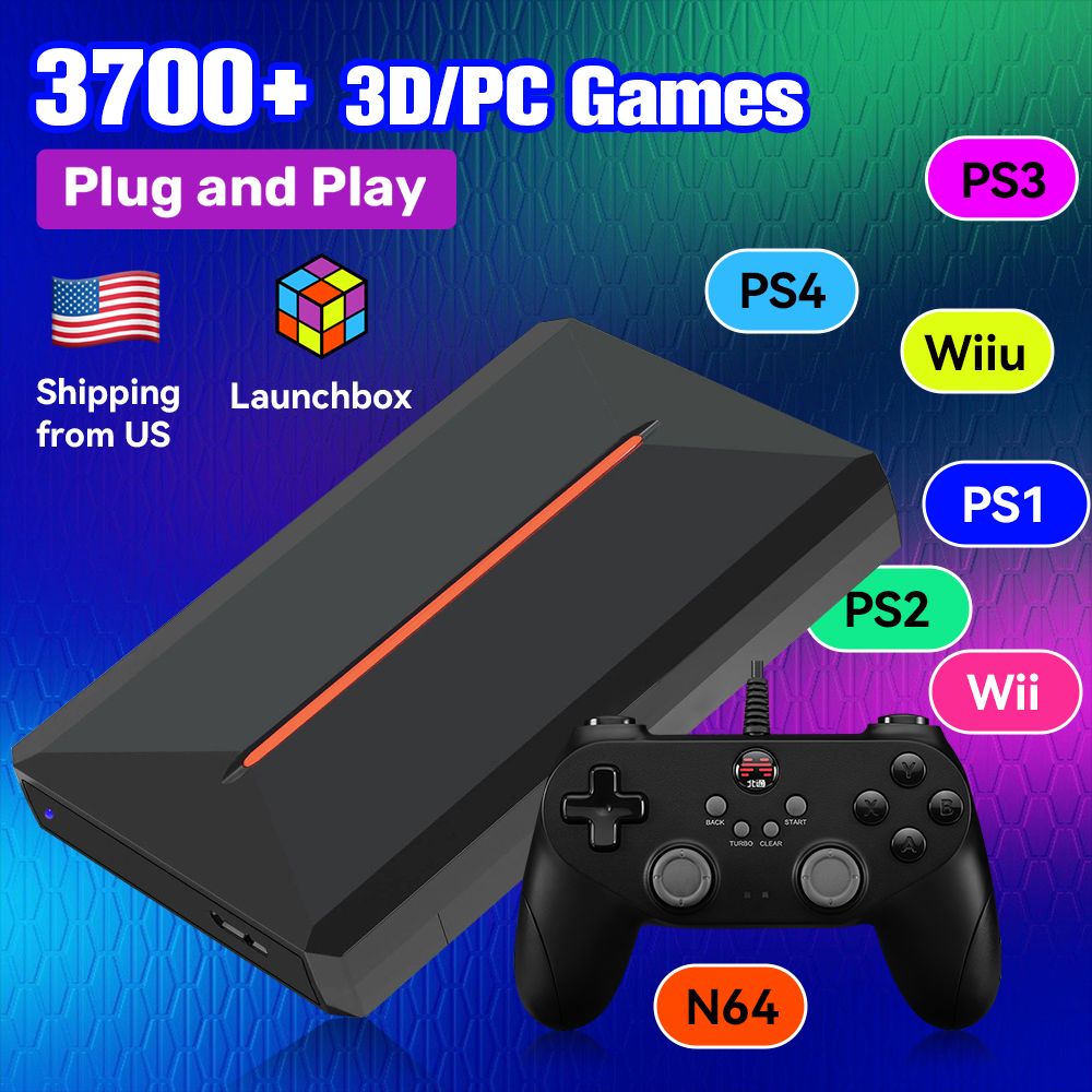Launchbox OS 500GB Portable Ga - Gaming Console Video Game 评论和价格