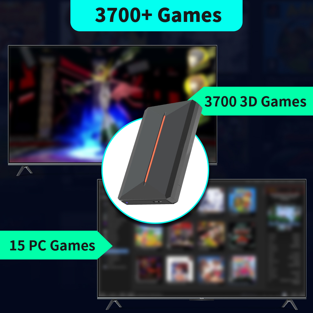 Launchbox OS 500GB Portable Ga - Gaming Console Video Game 评论和价格