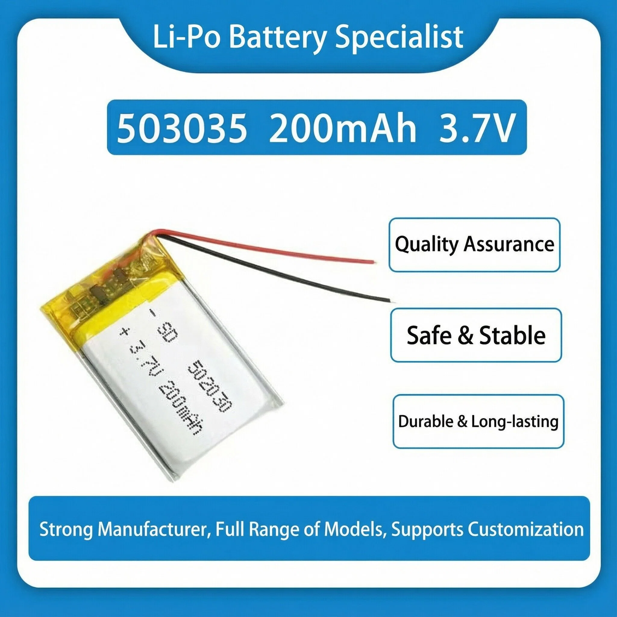 3.7V 500mAh 503035 Rechargeabl - Gaming Console Vr 评论和价格