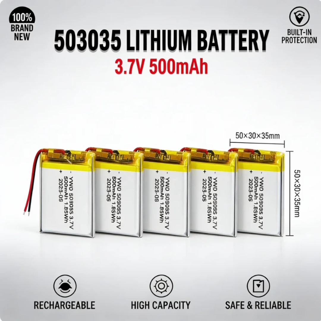 3.7V 500mAh 503035 Rechargeabl - Gaming Console Vr 评论和价格