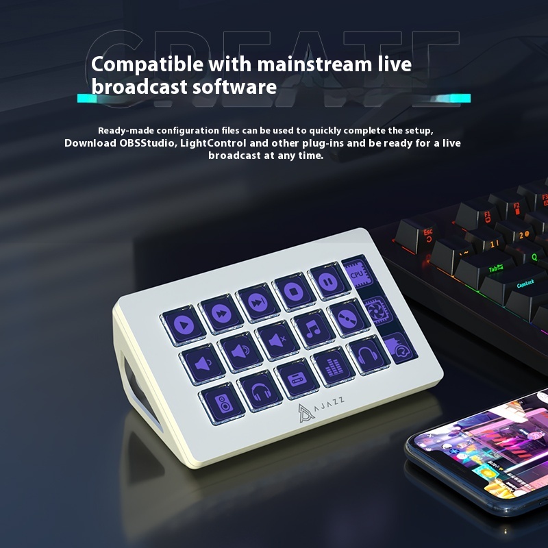 Ajazz AKP153/AKP03 Customized  - Gaming Console Keyboard 评论和价格