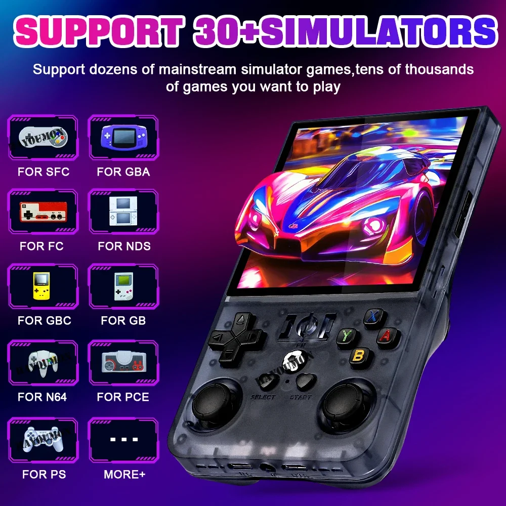 64GB/128GB R36 Max Retro Open  - Gaming Console R36 Max 评论和价格